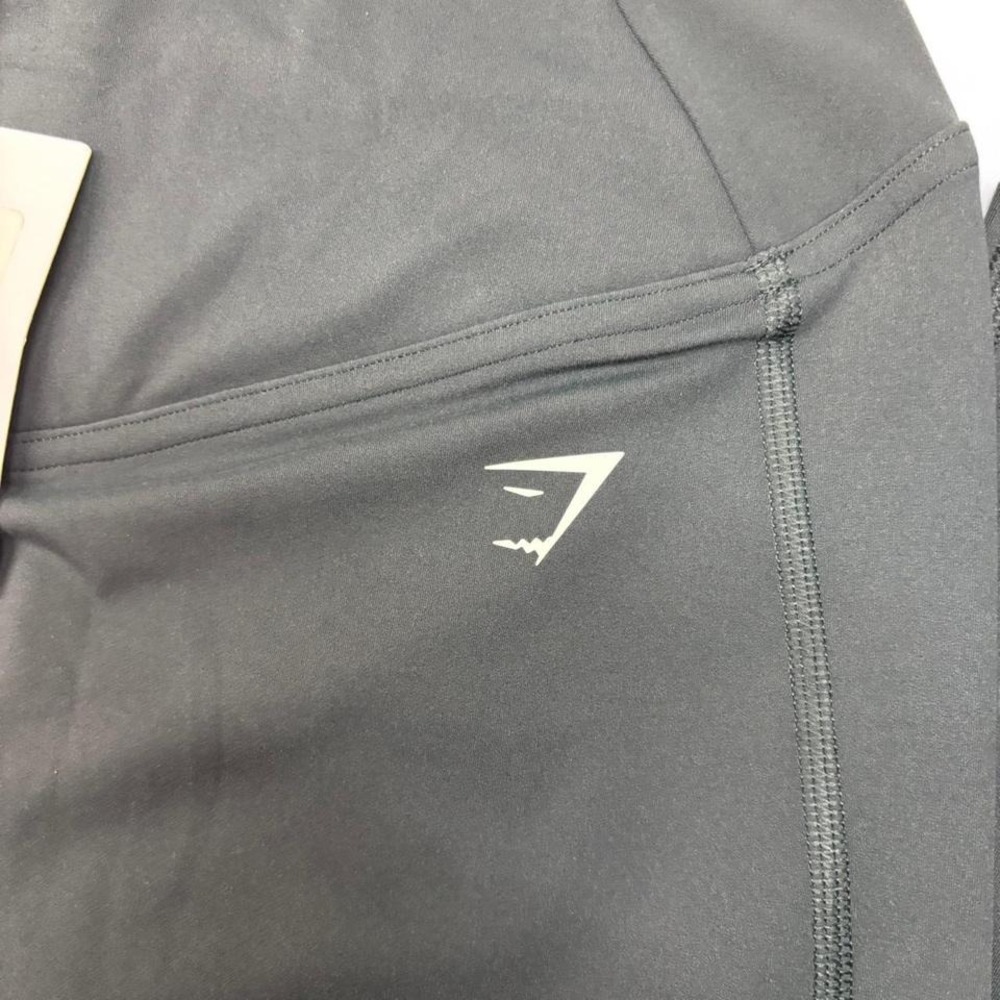 Gymshark Crossover Leggings Darkest Teal XS High Waisted Workout Athleisure NWT - Picture 3 of 7